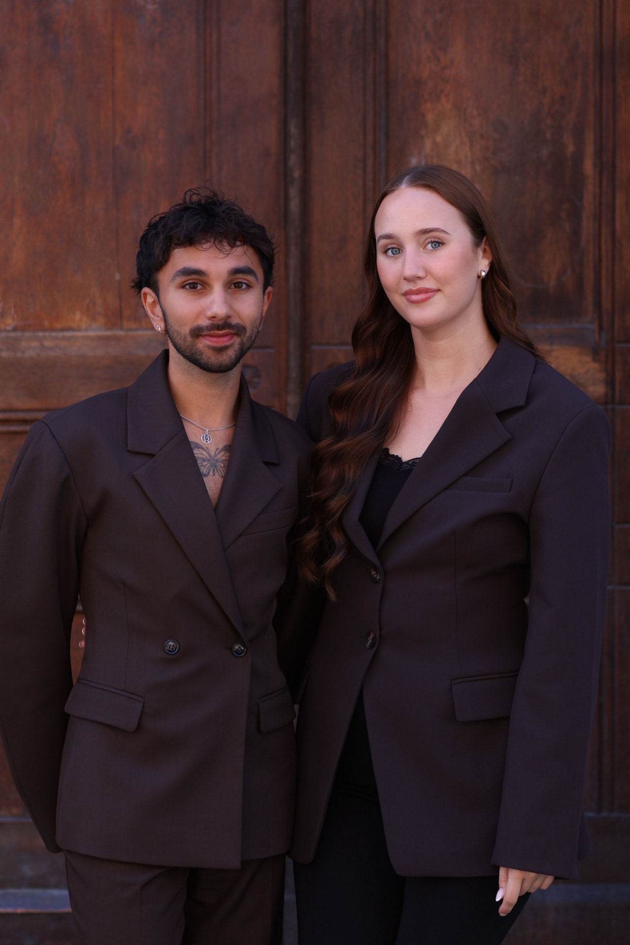 Emma och Erik, ägare och frisörer på Nuancé